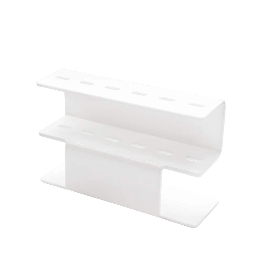 6 Pcs Tweezers Storage Shelf White